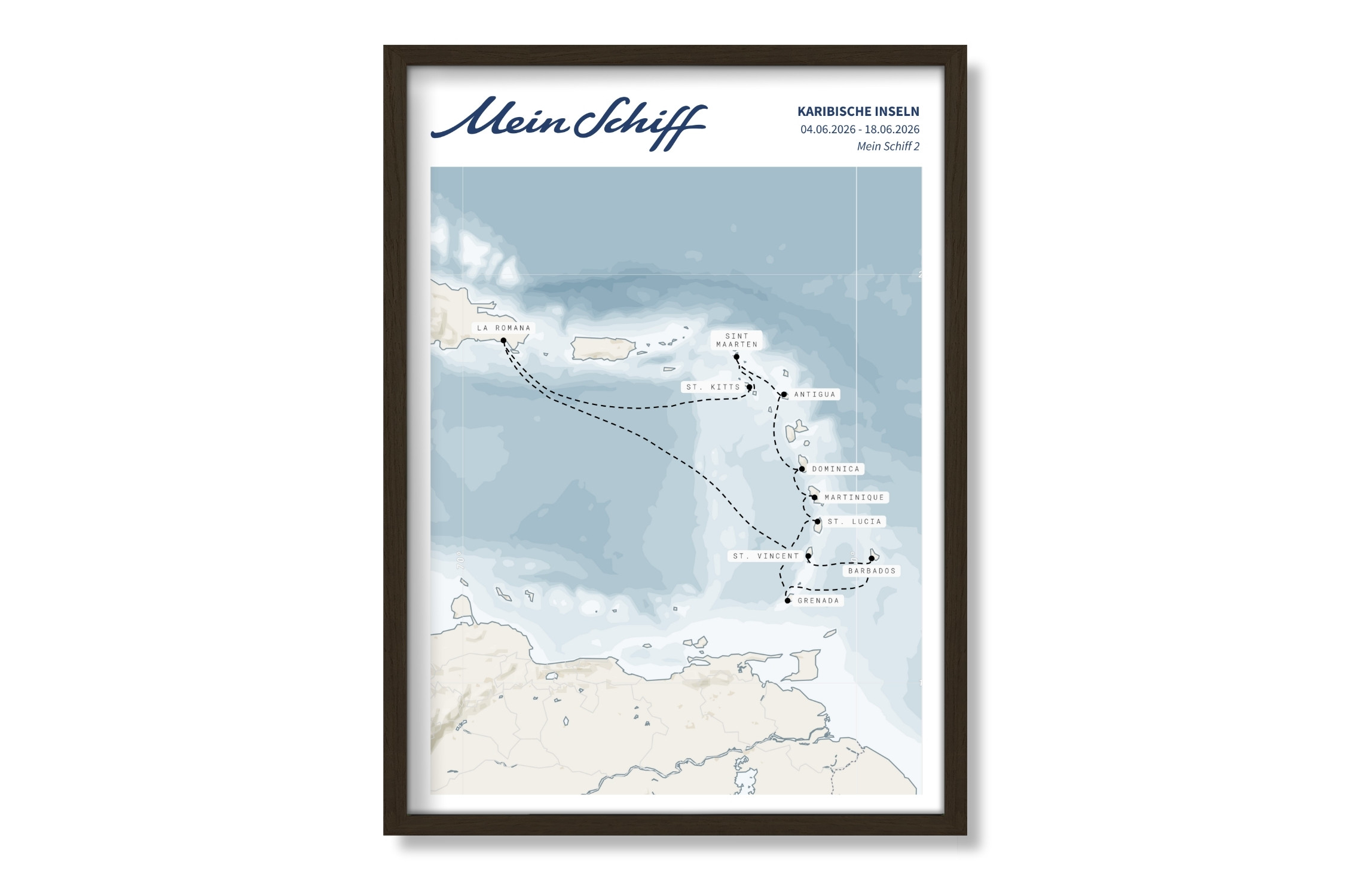Mein Schiff Seekarten