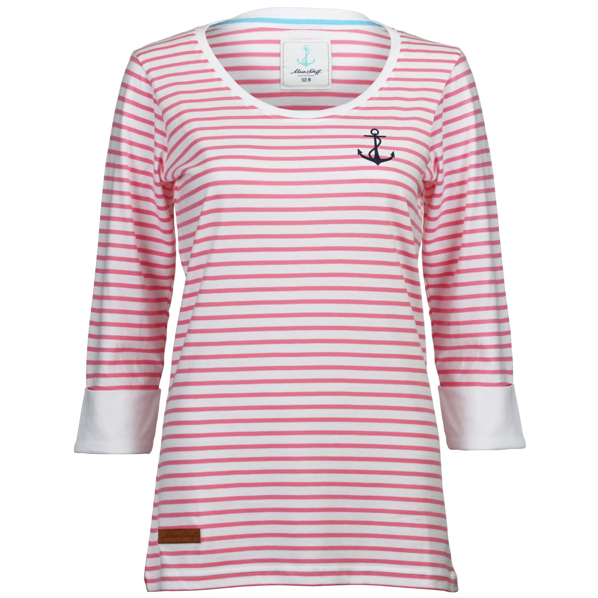 Mein Schiff  Damen Langarmshirt Rosa/weiß 2024