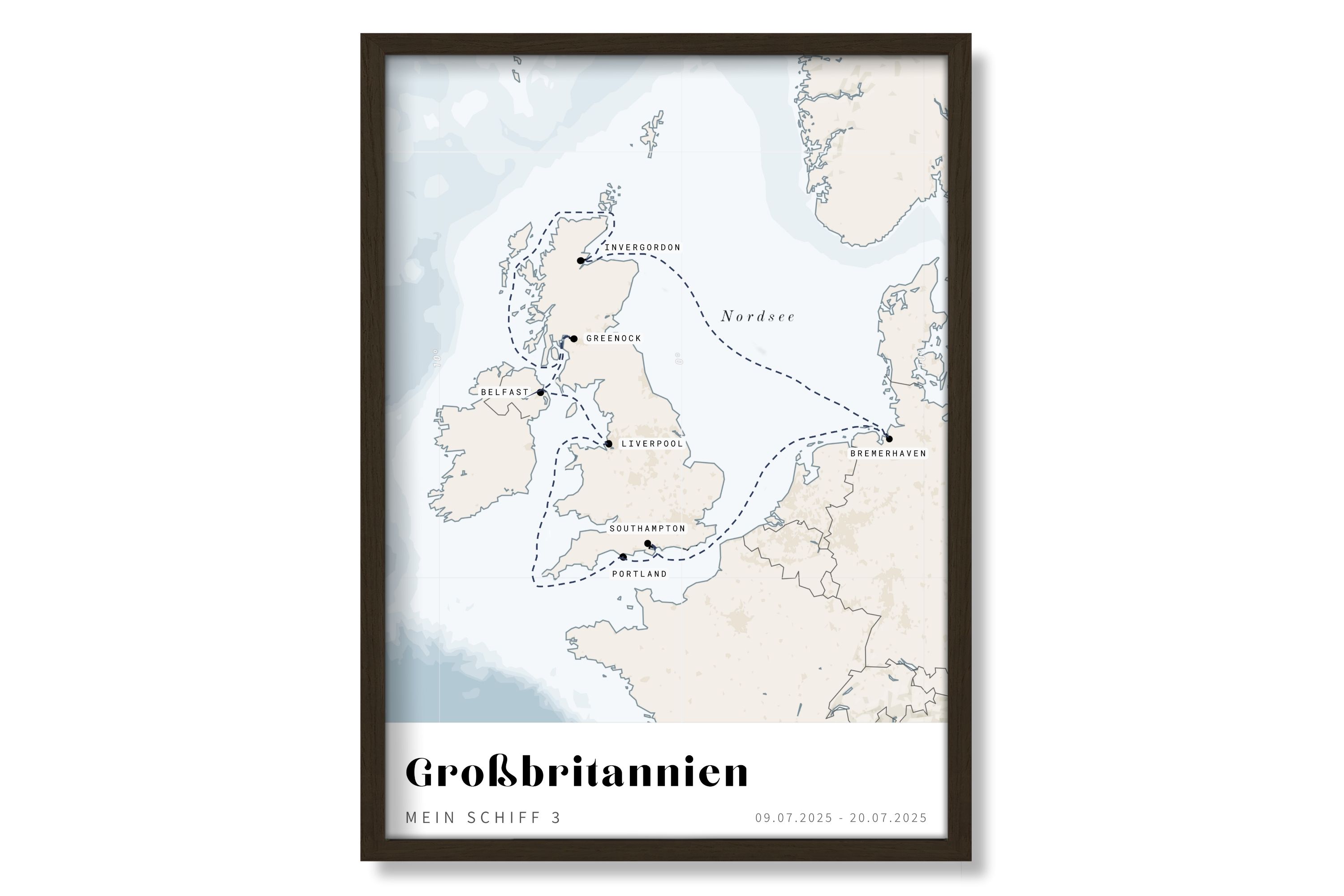 Mein Schiff Seekarten