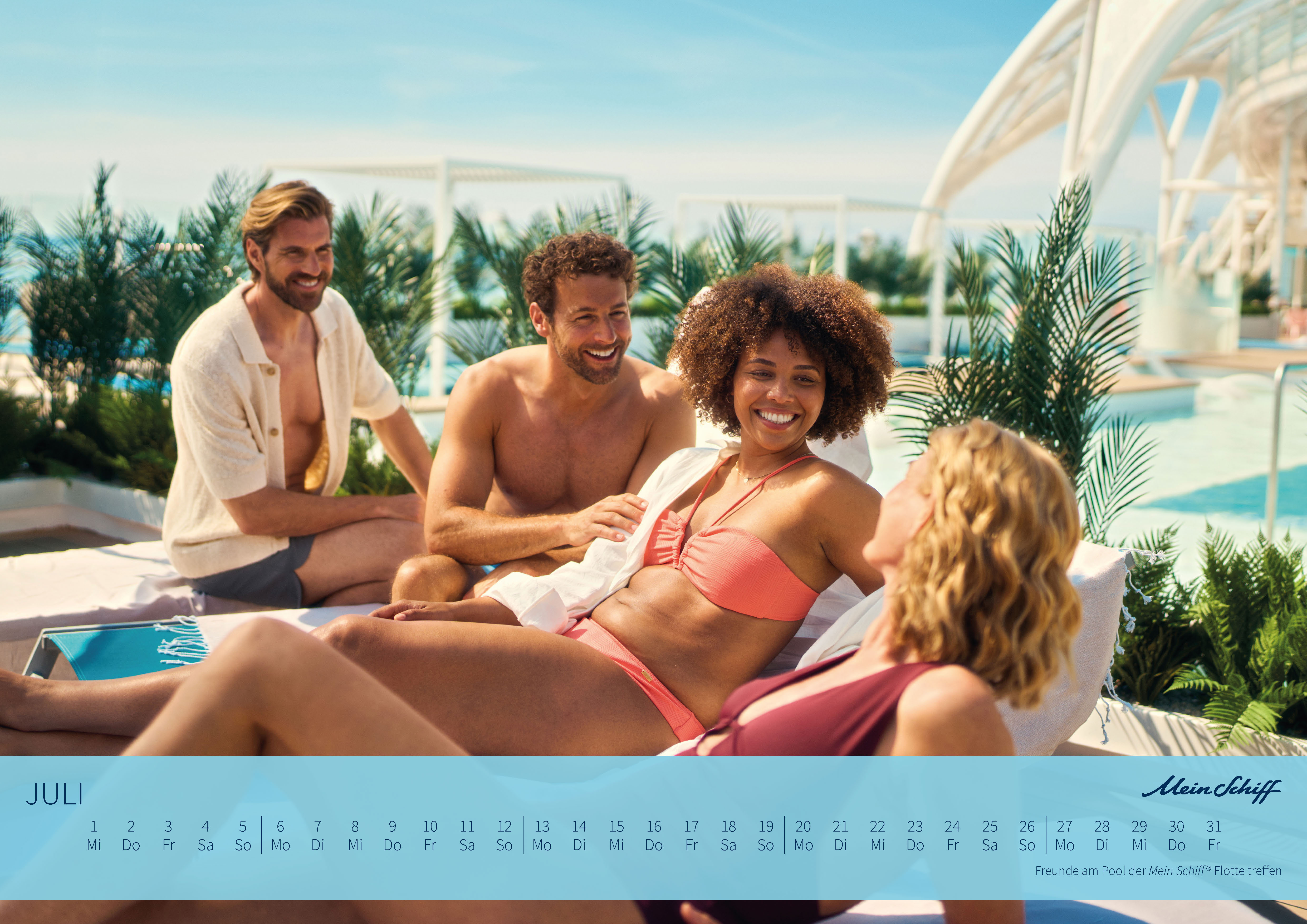 Mein Schiff  Wandkalender A3 2026 