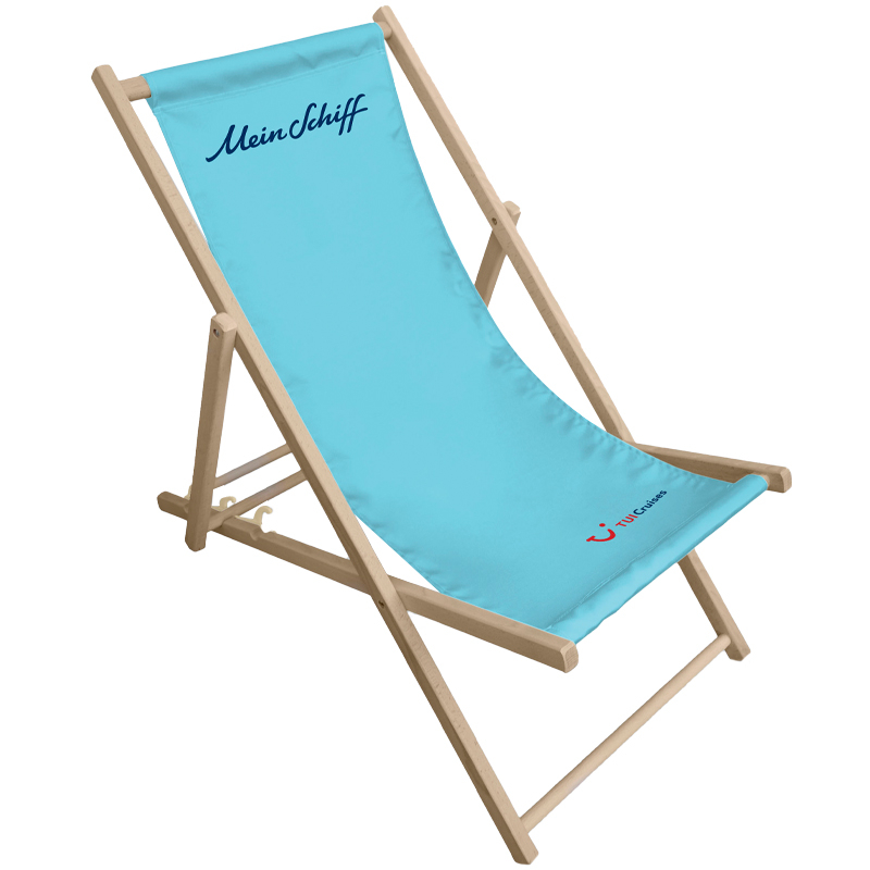 Mein Schiff  Liegestuhl türkis  mit austauschbarem Bezug 