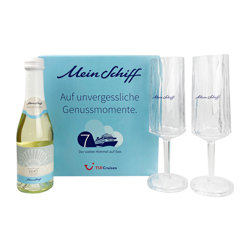 Mein Schiff  Sektgläser Set by KOZIOL 2er Set - mit Mein Schiff  Sekt Piccolo | Mein Schiff 7