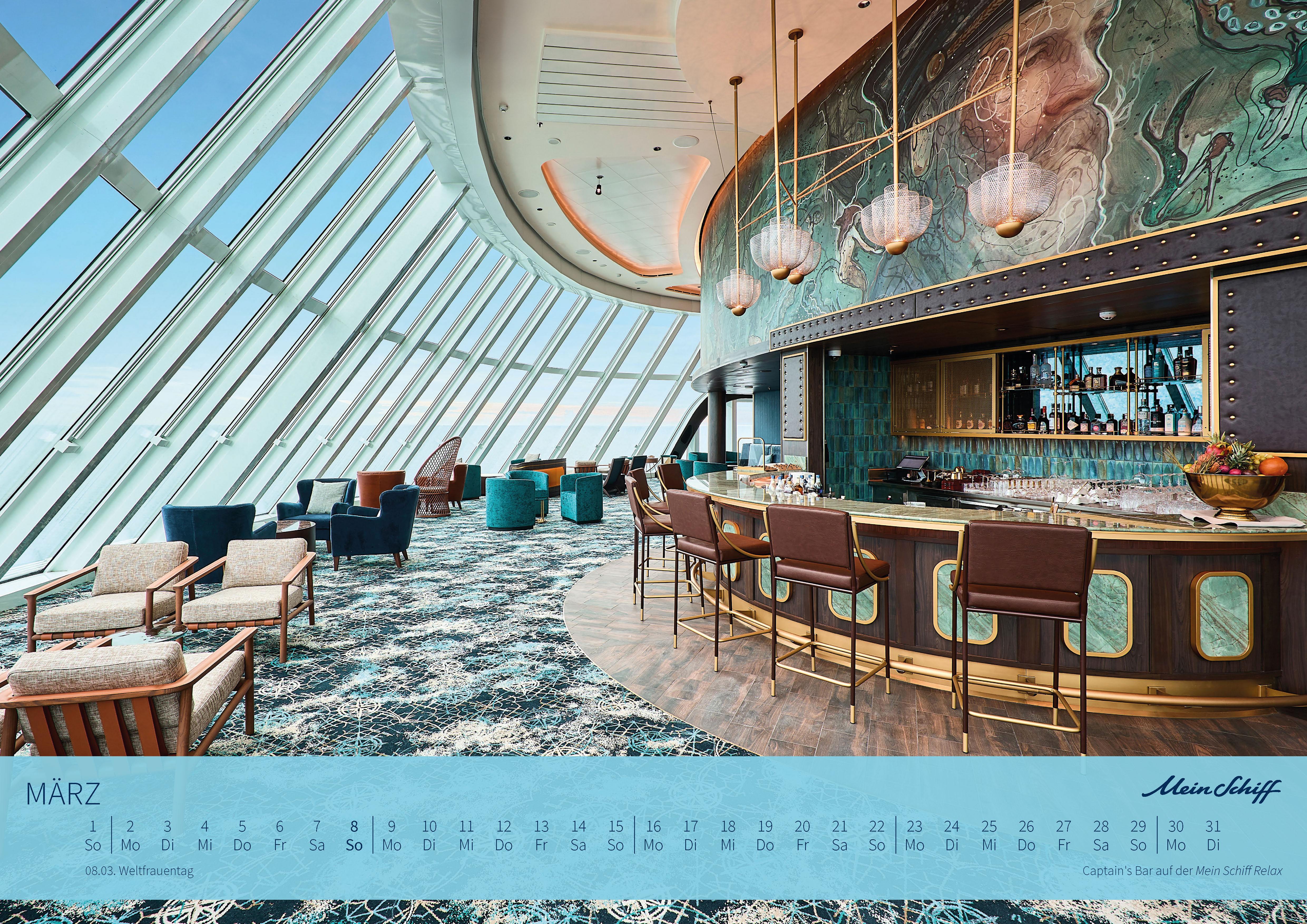 Mein Schiff  Wandkalender A3 2026 