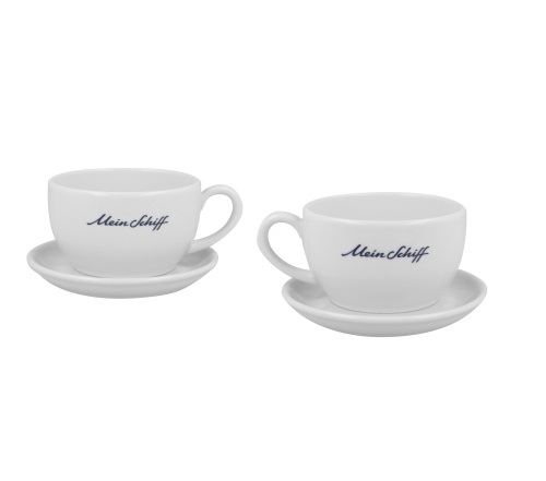 Mein Schiff Coffee Mugs, 4-Piece Set