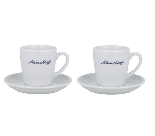 Mein Schiff Coffee Mugs, 4-Piece Set