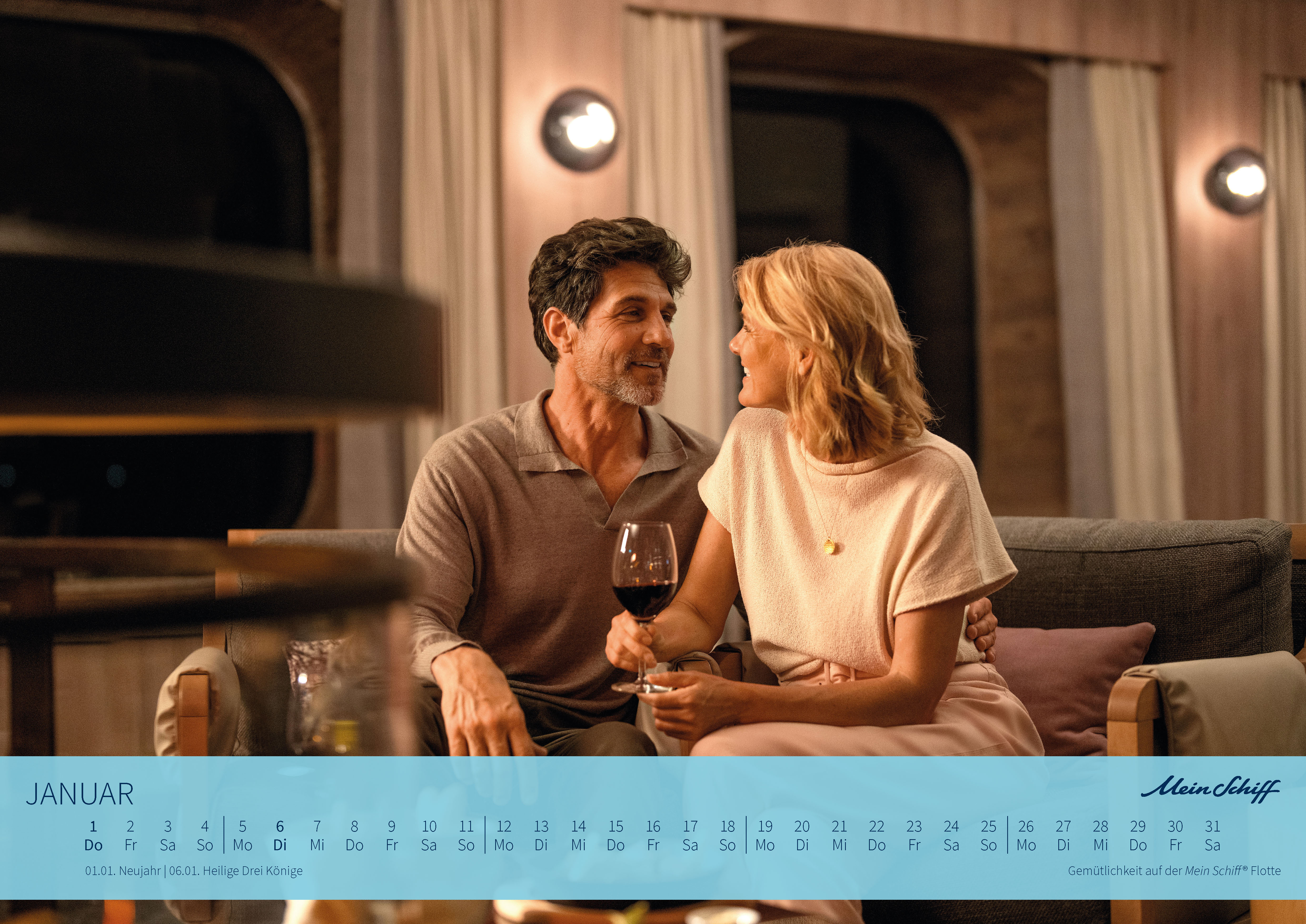 Mein Schiff  Wandkalender A3 2026 