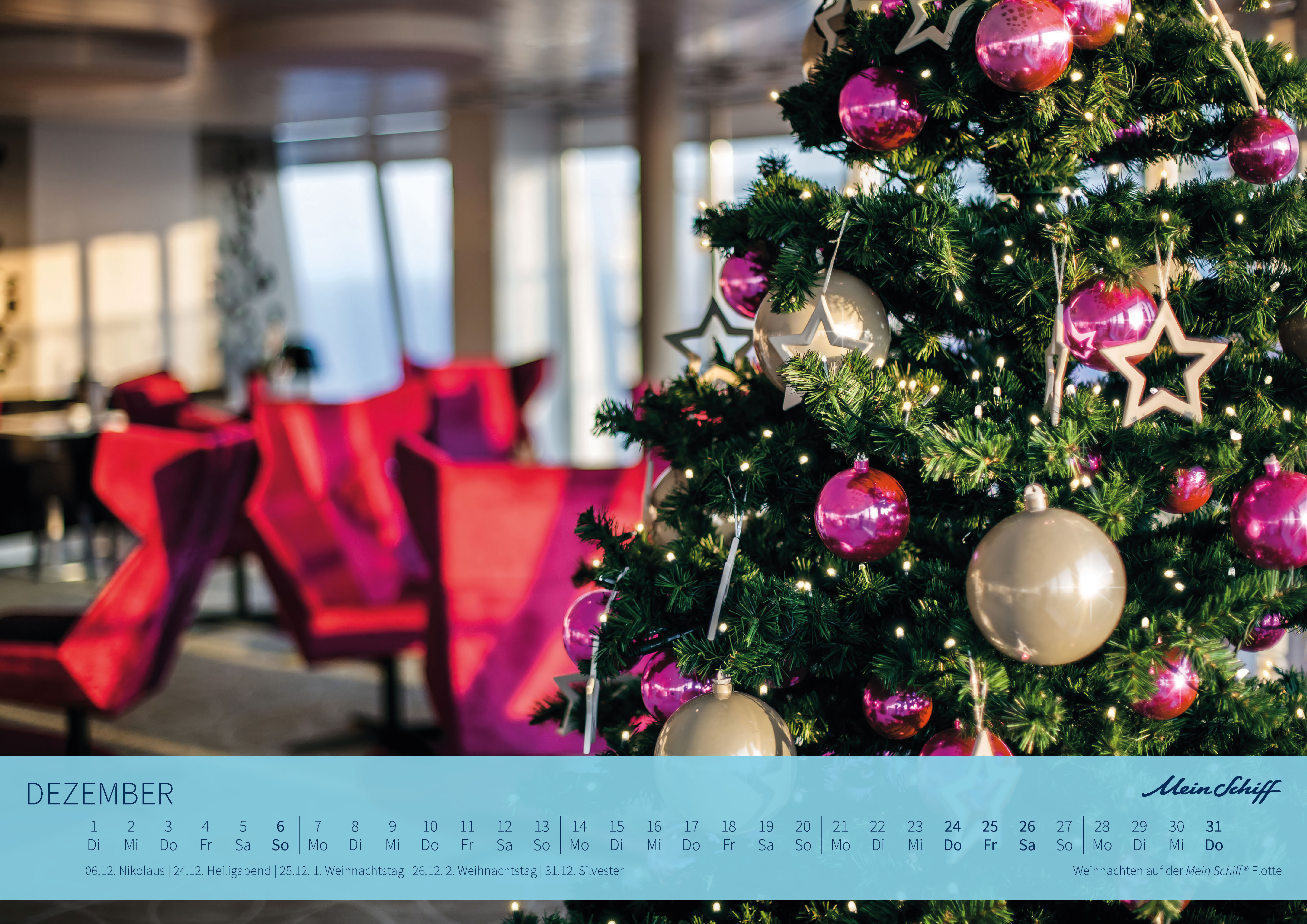 Mein Schiff  Wandkalender A3 2026 