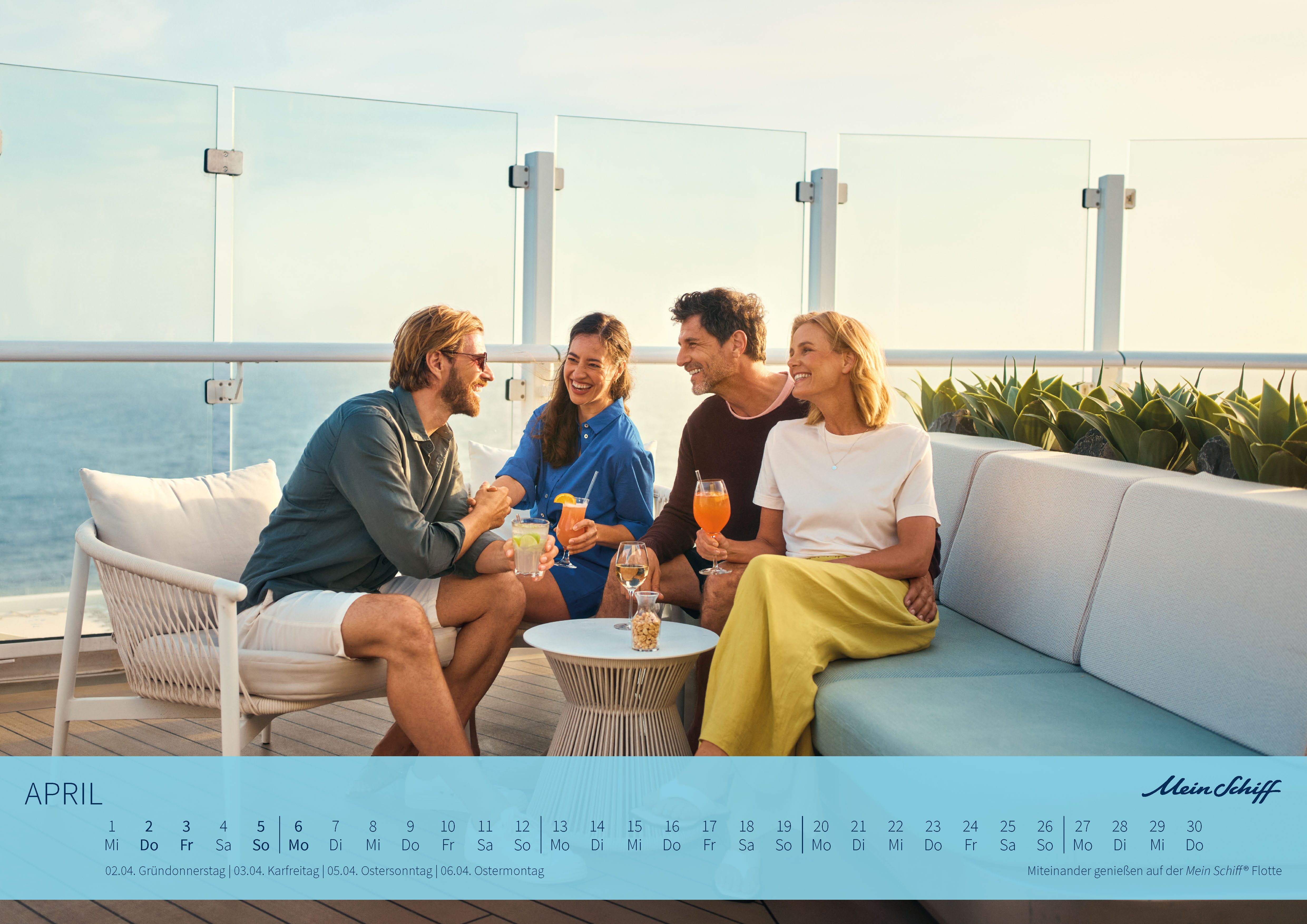 Mein Schiff  Wandkalender A3 2026 